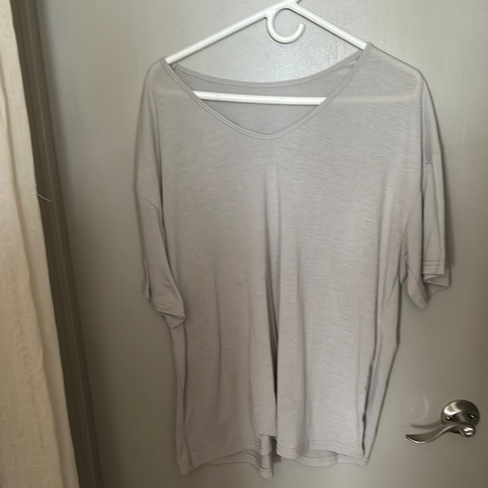 Cream Relaxed Short Sleeve T-Shirt